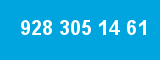 928 305 14 61 928 305 14 61